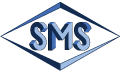 SMS logo - impossible letter initials 
within decision box